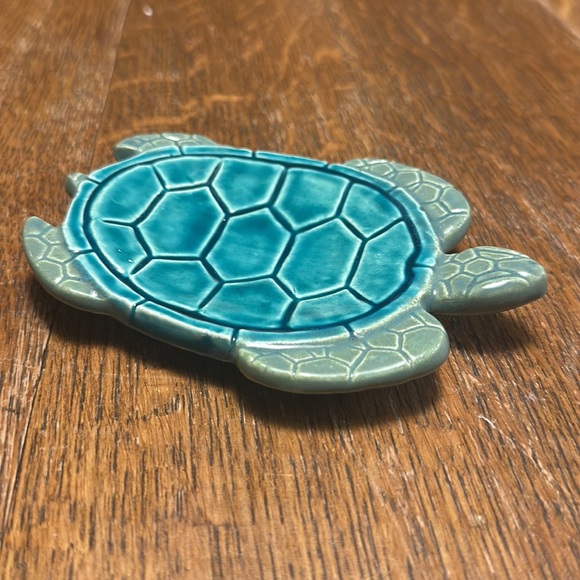 Signed Turtle Pottery Dish - Picture 4 of 6